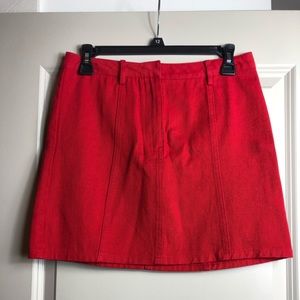 Forever 21 Red Skirt